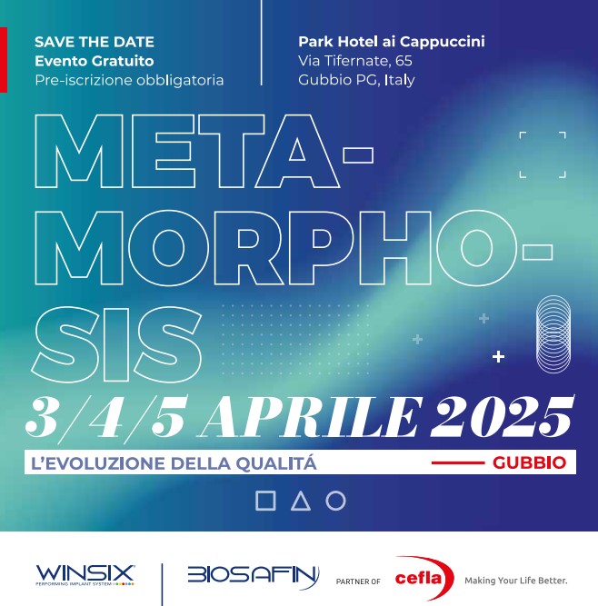 META-MORPHO-SIS                       30 Years WINSIX / L’evoluzione della qualità – Evento gratuito, preiscrizione obbligatoria